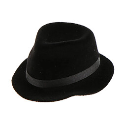 1/6 Chapeau Melon Noir en Plastique Accessoires Pour 12'' Figure D'action Action Figure Hat