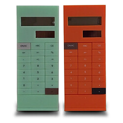 Avis Totalcadeau Calculatrice de poche avec pince à documents orange