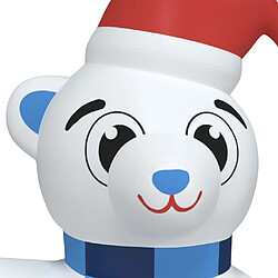 Acheter vidaXL Ours en peluche gonflable de Noël à LED 180 cm