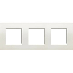 Ledkia Platine Carée 3x2 Modules BTicino Living Light LNA4802M3BI Blanc