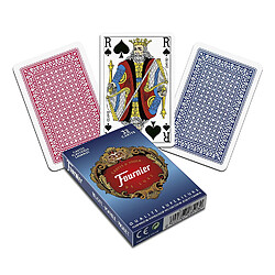 Jeu 32 cartes Fournier (Plusieurs couleurs) Rouge 