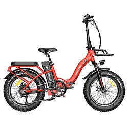 Vélo électrique FAFREES F20 Max 20 x 4,0 pouces 22,5 Ah - Rouge