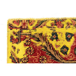 Acheter Vidal Tapis de laine 189x138 jaune Vintage Royal