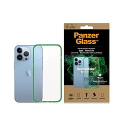 panzerglass coque transparent iphone 13 pro 6.1" antibacterial military grade lime 0339 