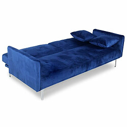 Acheter Paris Prix Canapé Convertible 3 Places Lacla 191cm Bleu