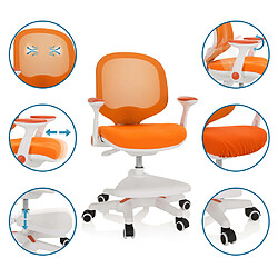 Avis Chaise de bureau pour enfant KID ERGO Tissu/Tissu maille orange hjh OFFICE