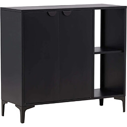 Venture Home Buffet 2 portes 2 cases Piring noir.