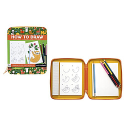 Petitcollage Kit on the go Le monde des animaux 