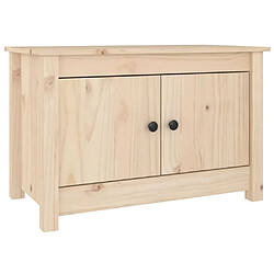 vidaXL Armoire à chaussures 70x38x45,5 cm Bois de pin massif