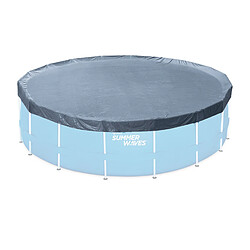 Piscine tubulaire Active Frame Pool ronde effet rotin 4,88 x 1,22 m - Summer Waves pas cher