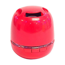 Wewoo Enceinte Bluetooth d'intérieur rouge pour iPhone, Galaxy, Sony, Lenovo, HTC, Huawei, Google, LG, Xiaomi, autres Smartphones et tous les périphériques Mini Portable LED Lumière Stéréo Haut-parleur, Support TF Carte / Fonction Mains Libres,