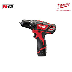 Perceuse percussion MILWAUKEE M12 BPD-202X - 2 batteries 12V 2.0Ah - 1 chargeur C12C 4933446045