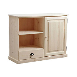 Aubry Gaspard Meuble tv en bois brut