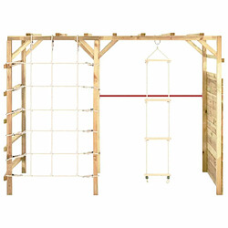 vidaXL Cadre d'escalade 240x100x170 cm Bois de pin imprégné