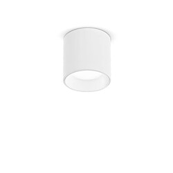 Ideal Lux Downlight LED monté en surface Blanc, 3000K, Non-Dimmable