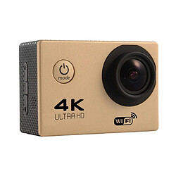 Wewoo Caméra sport or HK2TR HD 4K WiFi avec télécommande et étui étanche écran LCD 2.0 pouces, 170 degrés un grand angle