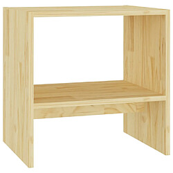 vidaXL Table de chevet 40x30,5x40 cm bois de pin massif