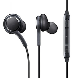 GUPBOO Écouteurs stéréo de sport intra-auriculaires avec casque filaire micro 3,5 mm pour Samsung Galaxy S8 S8 Plus