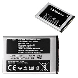 Batterie d'origine Samsung AB463446BU GT-E1080 / GT-E1107 Crest Solar / GT-E1360 / GT-E2210 / GT-S3100 / SGH-B500 / SGH-C270