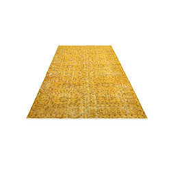 Vidal Tapis de laine 277x157 jaune Ultra Vintage pas cher