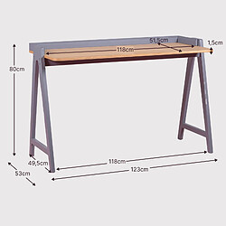 Nest Dream Table de bureau minimaliste en bois - Pop pas cher