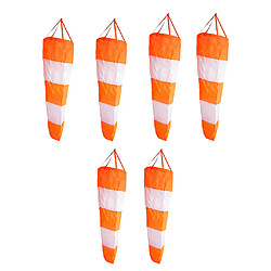 Windsock Airport Manche à air d’aéroport 6pcs Manche à Air Vent Sac Résiste aux UV et aux Intempéries