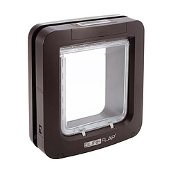 SUREFLAP Grande chatiere a puce electronique marron