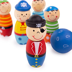 Avis Bigjigs Toys Jeu de Bowling Quilles Pirates en bois