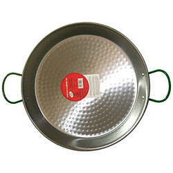 Plat à paella en acier poli 34cm pour 6 personnes - 0134 - VAELLO CAMPOS