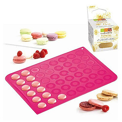 Scrapcooking Tapis silicone pour macarons + paillettes dorées