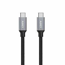 Câble USB C Aukey CB-CD5 Noir Noir/Gris 1 m 