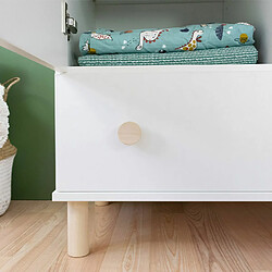 Acheter Youdoit Armoire enfant avec tiroir COMBO blanc