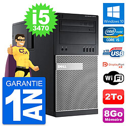 PC Tour Dell OptiPlex 9010 Intel Core i5-3470 RAM 8Go Disque 2To Windows 10 Wifi · Occasion 