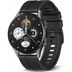 Vendos85 Montre Intelligente Homme,étanche IP68 Ronde Smartwatch 1,32" noir