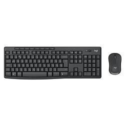 clavier et souris Logitech MK370 Graphite Qwerty hebreo