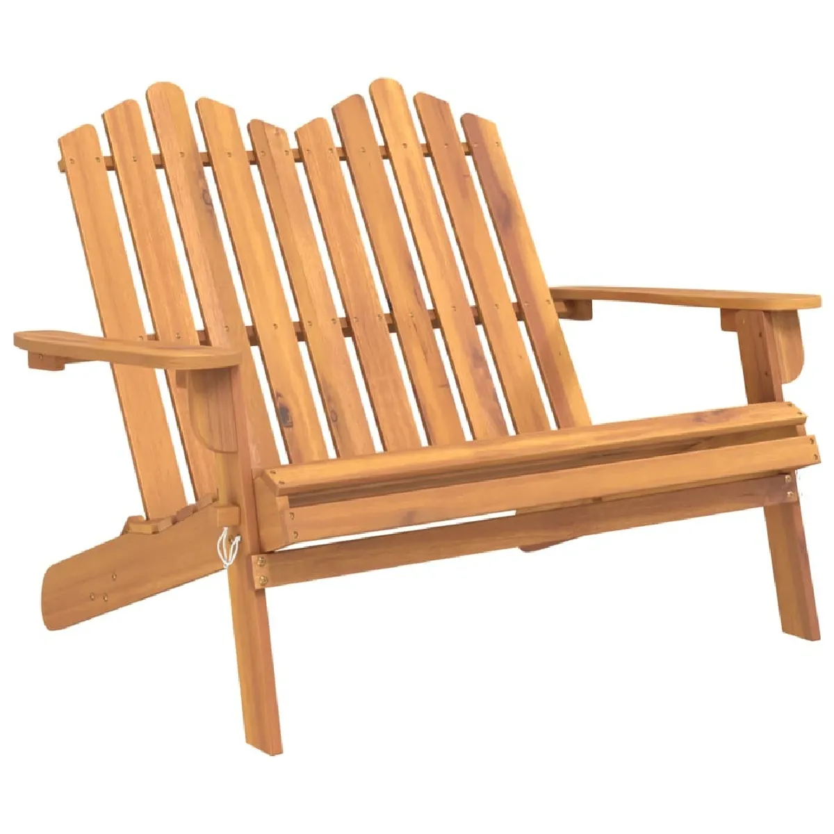 Maison Chic Banc de jardin | Banquette de jardin | Chaise Relax Adirondack 126 cm bois massif d'acacia -MN21400