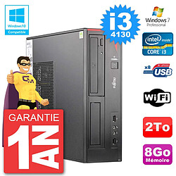 PC Fujitsu Esprimo E520 DT i3-4130 RAM 8Go Disque Dur 2To Graveur DVD Wifi W7 · Occasion 