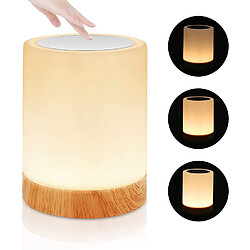 Avis BESTA Lampe de chevet à LED, lampe de table d'ambiance à intensité variable pour salon de chambre à coucher, veilleuse portable 5 couleurs avec lumière blanche chaude 2900-3200K et cadeaux changeants de couleur pour enfants/adultes