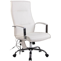 Non Chaise de bureau Portland en simili cuir avec fonction massage