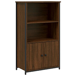 Maison Chic Buffet,Meuble de Rangement,commode pour salon,Cuisine chêne marron 62x32x103,5 cm bois d'ingénierie -MN69054