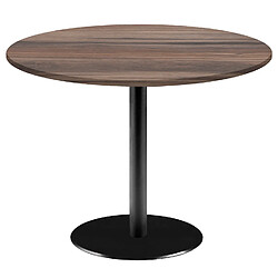 Restootab Table Ø120cm - modèle Rome chêne montagne