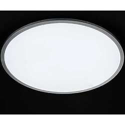 Wofi Plafonnier à LED Linox 60x5 cm Argenté