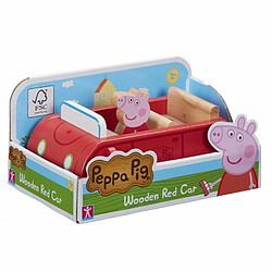Character Options Pig Wooden Family Car with Peppa Figure, 37211, Rose
