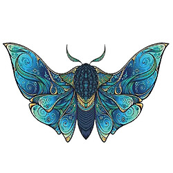 Universal Fly Moth Jigsaw Puzz Puzz Piece pour les enfants et les adultes (A5) 