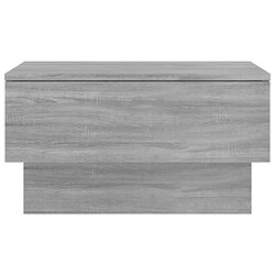 Maison Chic Table de chevet murale - Table de Nuit Sonoma gris pas cher