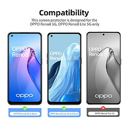 Acheter Htdmobiles Verre trempe pour Oppo Reno 6 5G / Reno 8 5G / Reno 8 Lite 5G / Oneplus Nord N20 5G / Realme 7 Pro - [Lot de 2] film de protection transparent