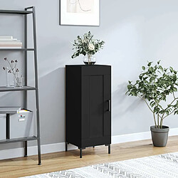 Maison Chic Buffet,Meuble de Rangement,commode pour salon,Cuisine Noir 34,5x34x90 cm Bois d'ingénierie -MN97562