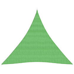 vidaXL Voile d'ombrage 160 g/m² Vert clair 3,6x3,6x3,6 m PEHD 