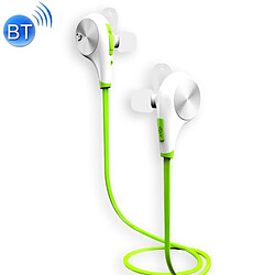 Wewoo Oreillette Bluetooth blanc pour iPhone, Samsung, , Xiaomi, HTC et Autres Smartphones Étanche Sport Sans Fil V4.1 Écouteurs Stéréo Casque + Vert,