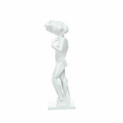 Paris Prix Statue Design Sculpture Kenya 56cm Blanc